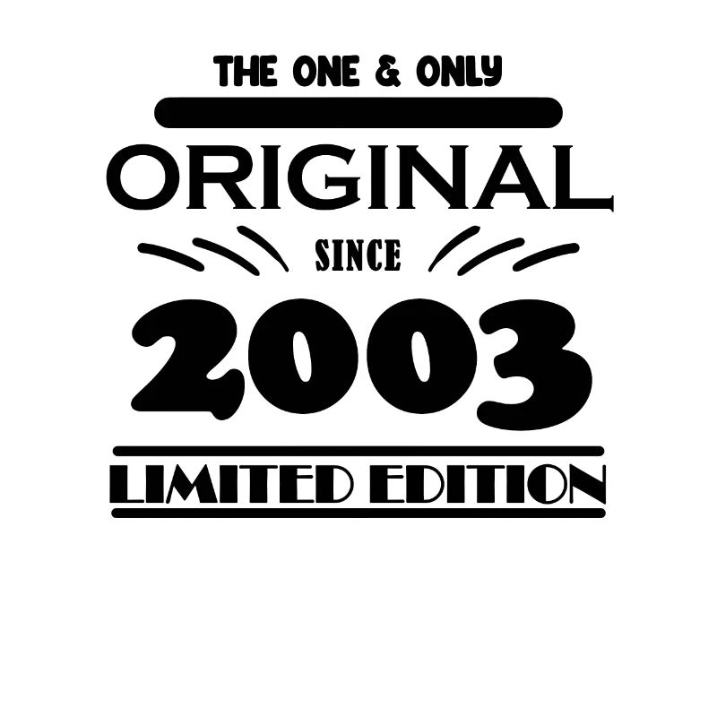 2003 - Année de construction 2003 - Né en 2003