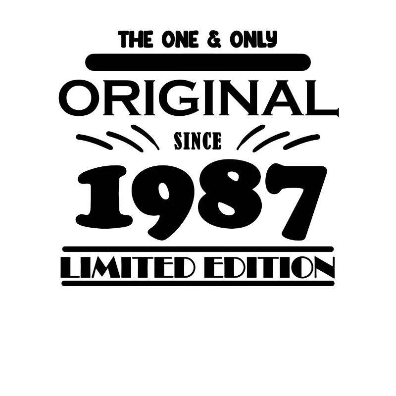 1987 - Année de construction 1987 - Né en 1987