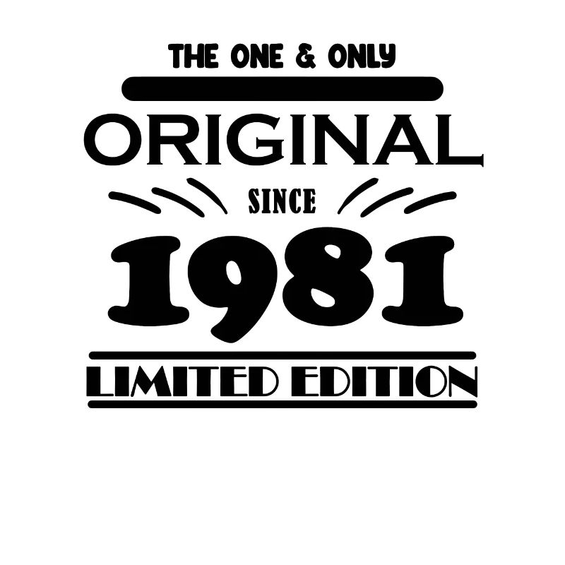 1981 - Année de construction 1981 - Naissance 1981