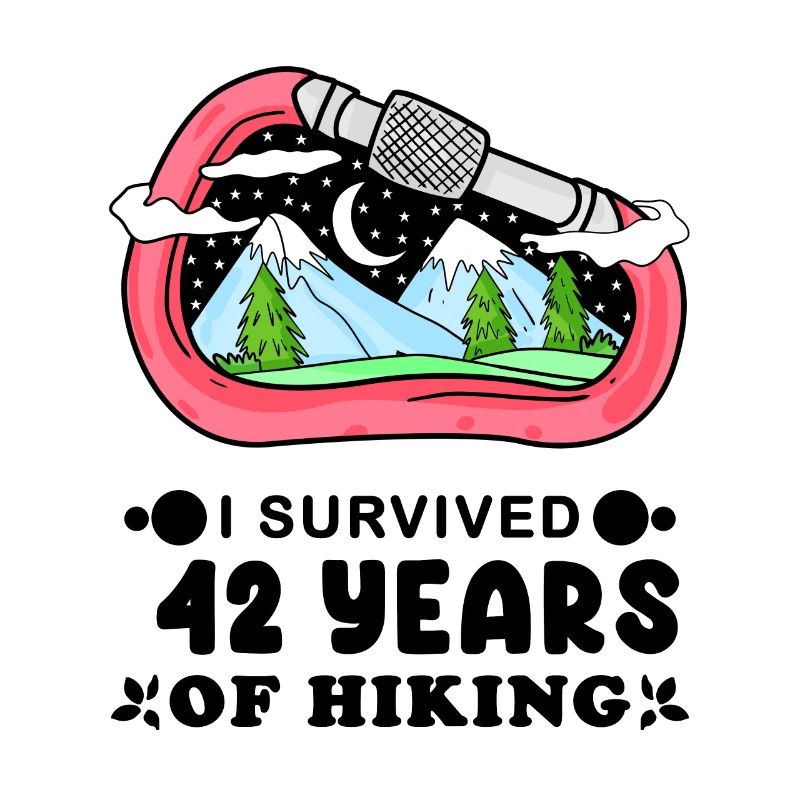 Mountain Wanderer 42e anniversaire cadeau 42 ans