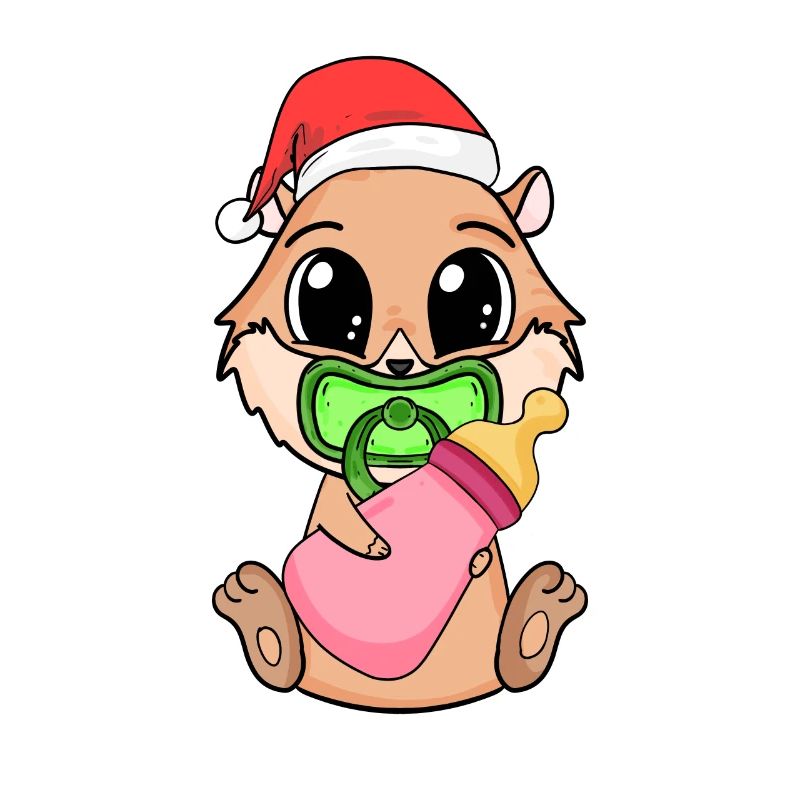 Cochon d’Inde Bébé Cochon d’Inde de Noël