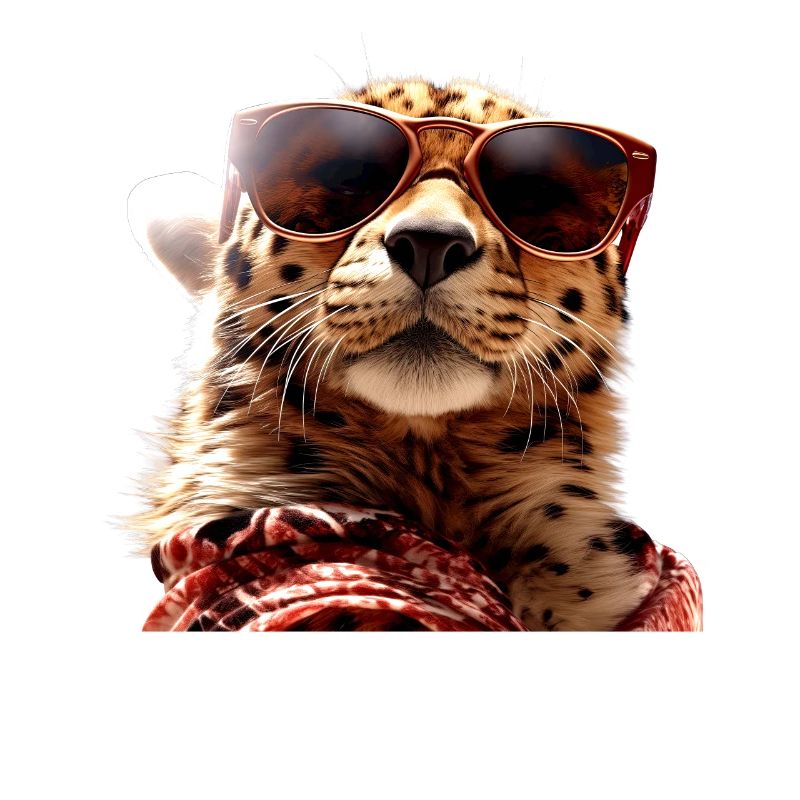 Lunettes de soleil guépard Chats guépard Mignon guépard