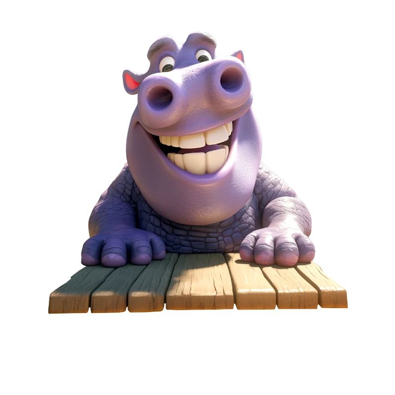 Hippo Hippo Papa Hippopotamus Cool Hippo