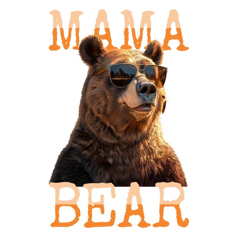 Mama Bear Bären Mutter Bärin Muttertag Grizzly Bär