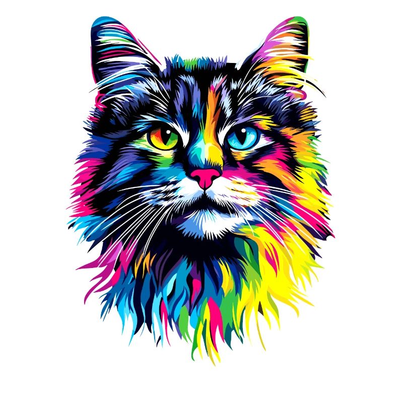 Chat de la forêt norvégienne Chat des forêts norvégiennes