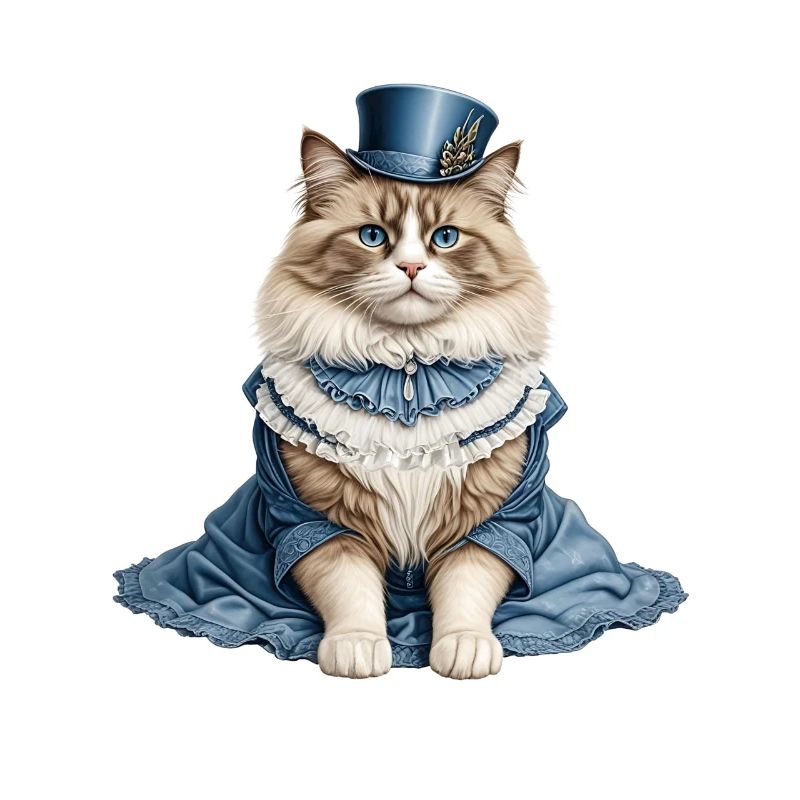 Belle dame chat