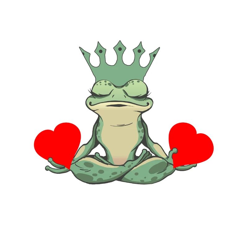 Valentine Frog Frogs Heart Toad King