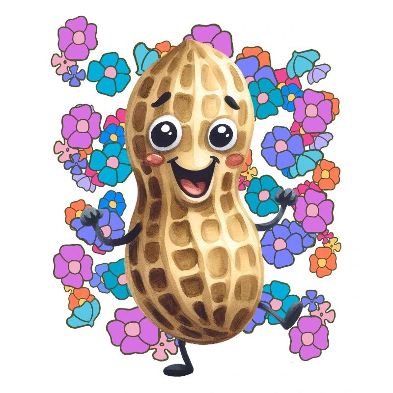 Peanut Nature Lover Summer Flowers Dance Nut