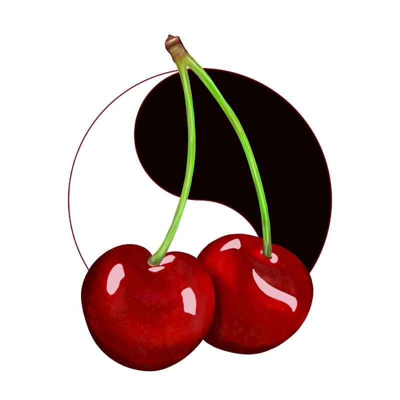 Rockabilly Retro Vintage Cherry Cherries Fruit