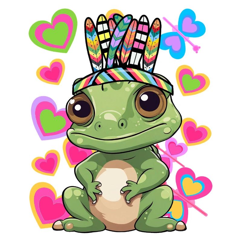 Hippie Hippies Frog Frogs Toad