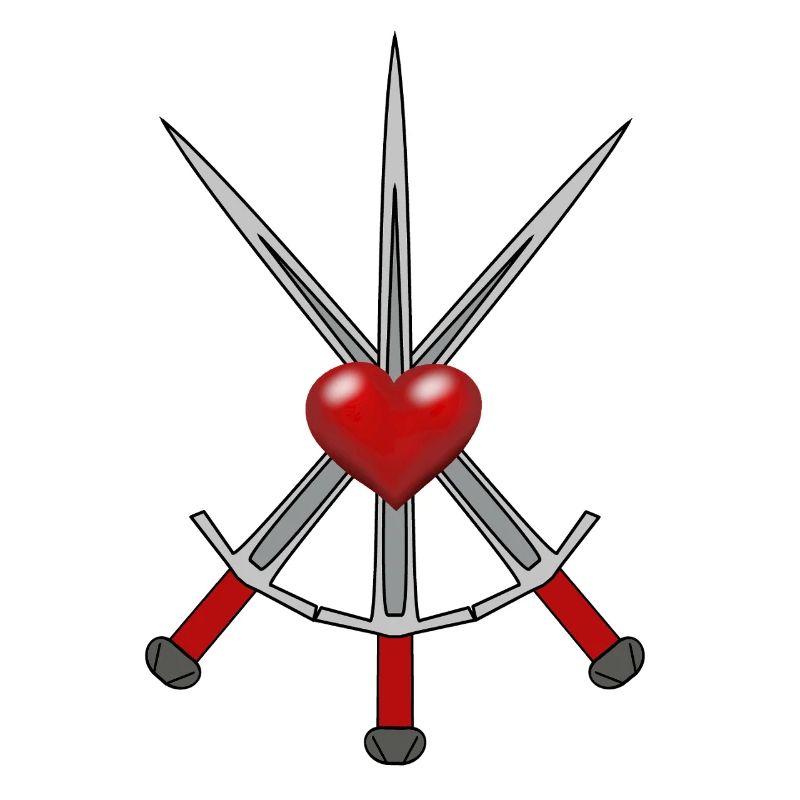 Épée Chevalier Médiéval Épées Guerrier Coeur