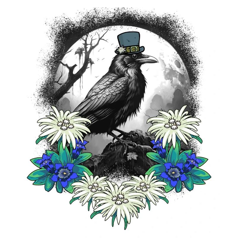 Tyrolean Crow Crows Ravens Raven Bird Tyrol