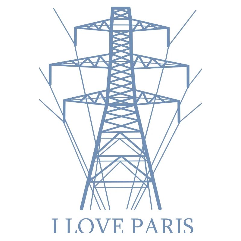 Ironic I love Paris Eiffel Tower as a power pole