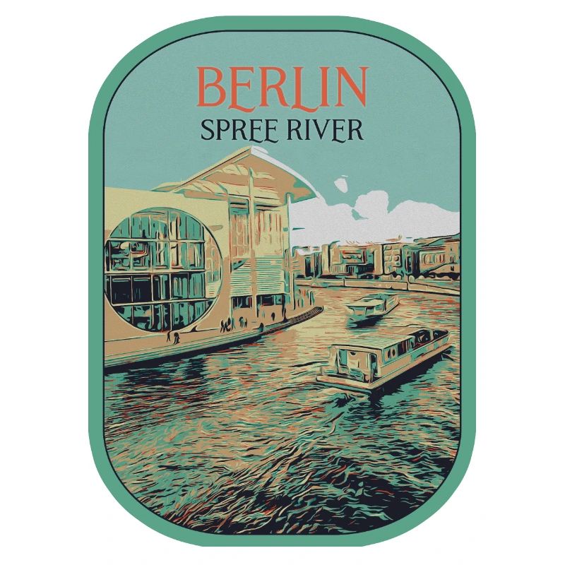 Illustration Architecture Moderne Berlin