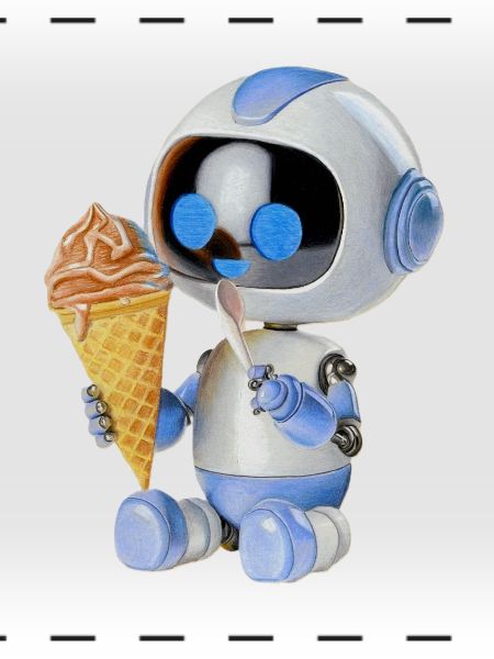 Roboter Eis