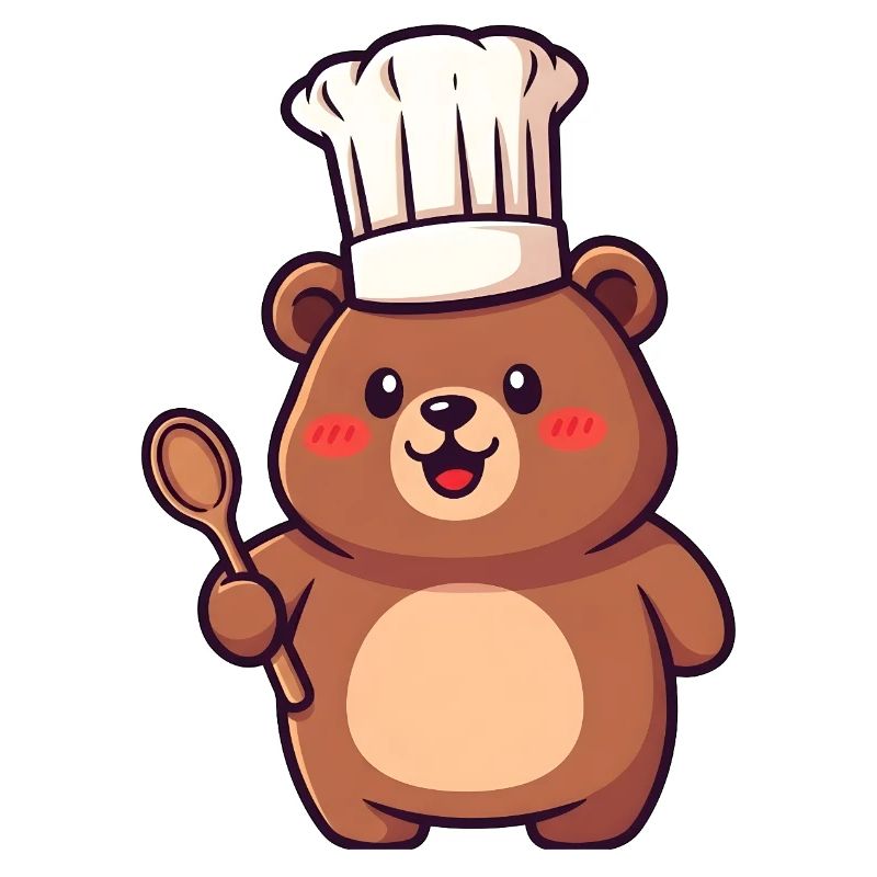 Chefbärchen with chef's hat