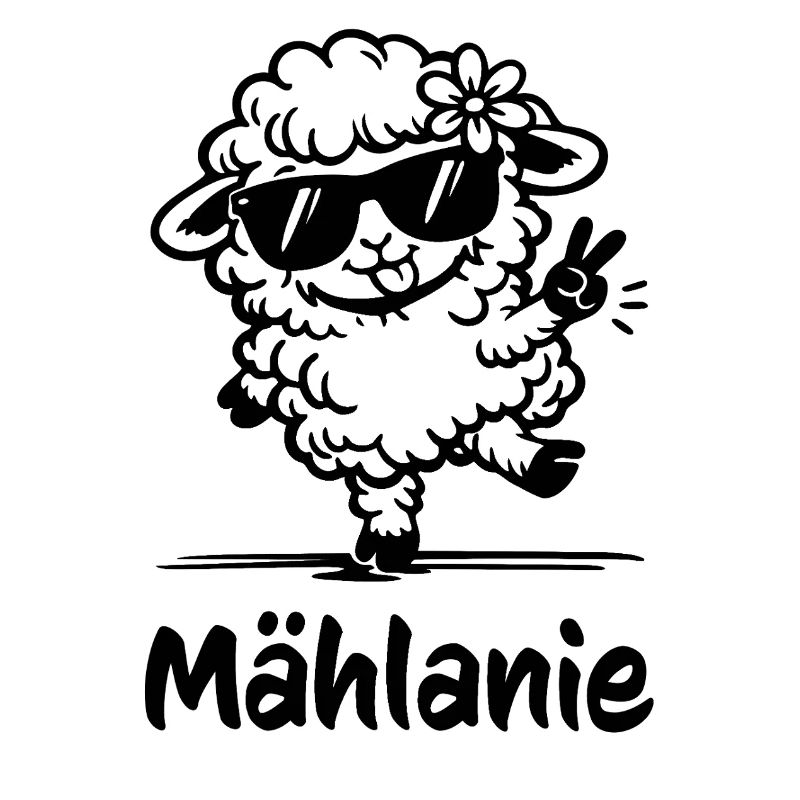 Mählanie mouton dansant Jeu de mots drôle