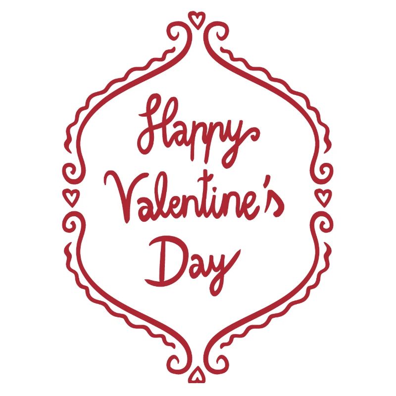 Valentine's Day Ornate Frame