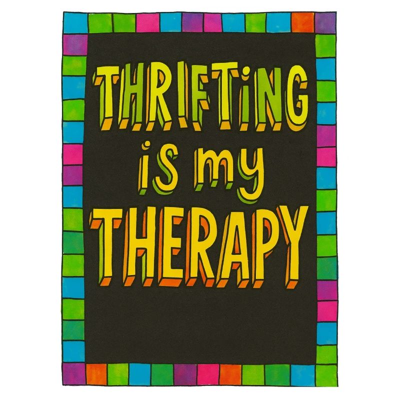 Thrifting Therapy: Neon Color Border