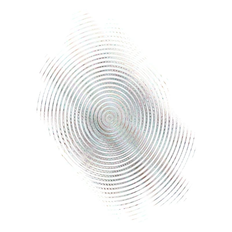 Bague d’empreintes digitales colorée