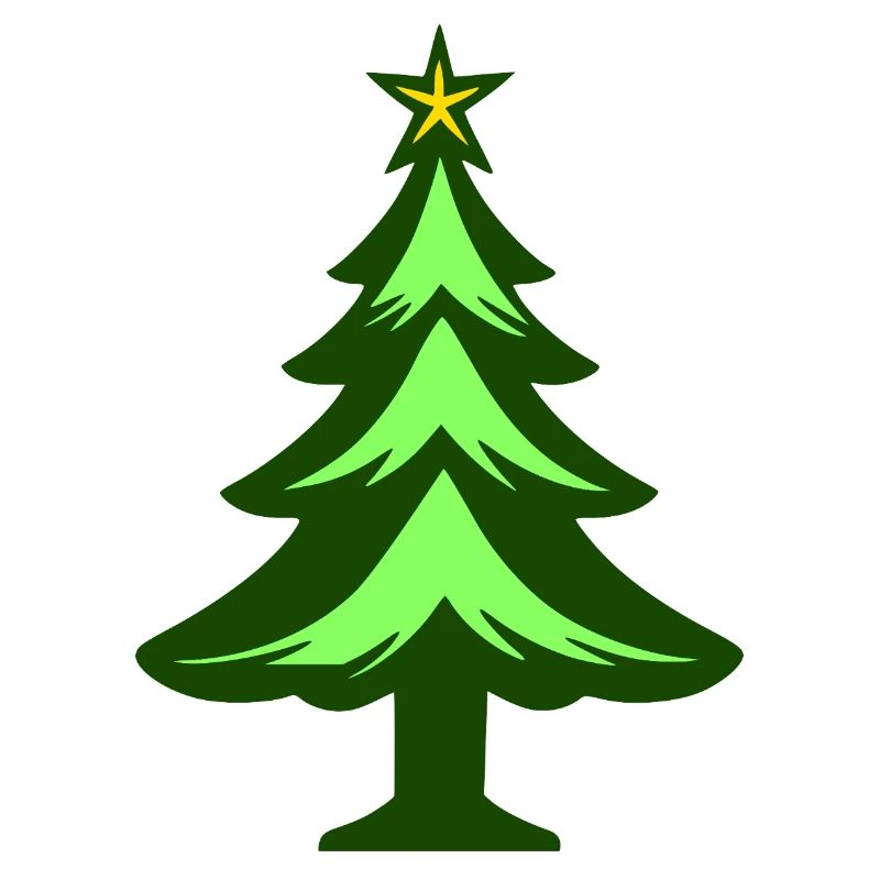 Simple graphique de sapin de Noël