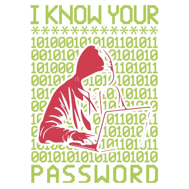 Hacker hackt Programmierer Linux Passwort Hacker