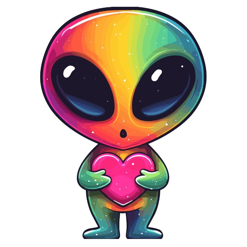 Regenbogenalien Herzfreund
