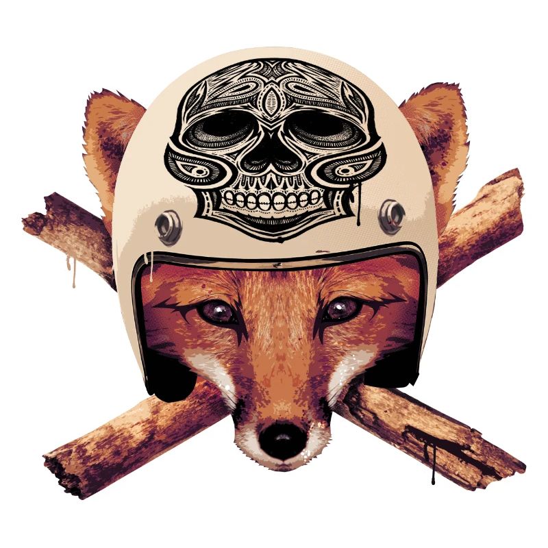 FOX-skull-head