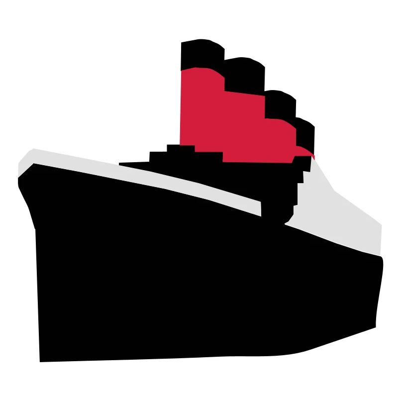 Ocean liner vector