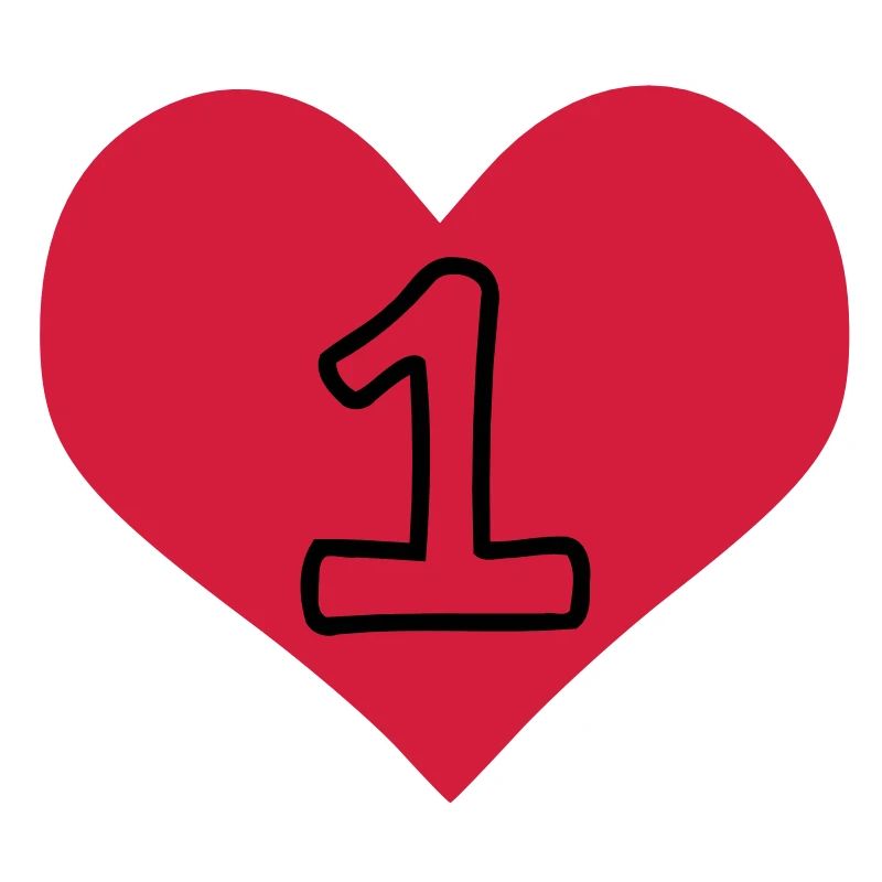 Number 1 & Heart