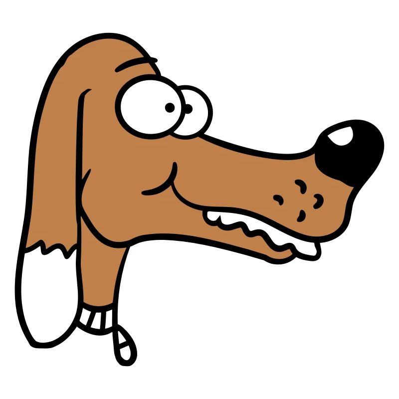 Visage de chien Petit Tête d’animal de compagnie Mignon