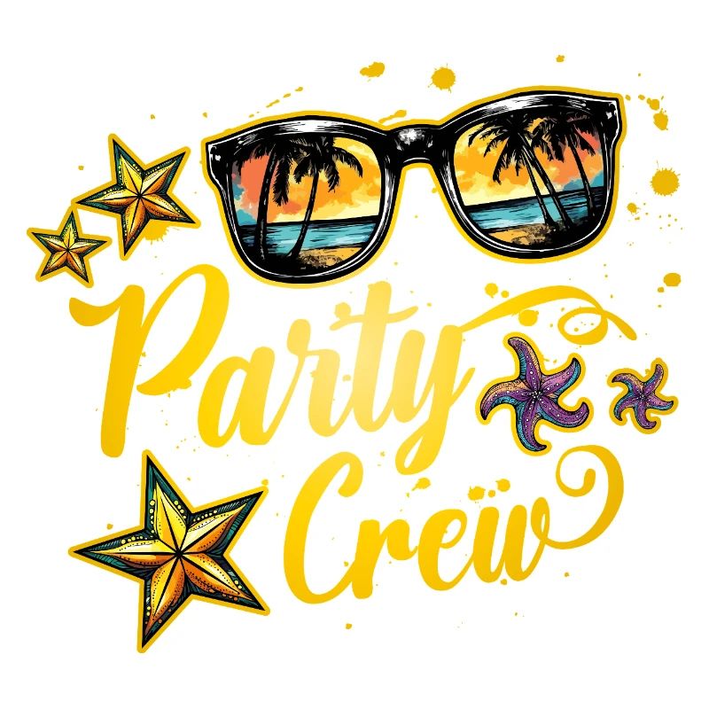 Party Crew Palm Trees