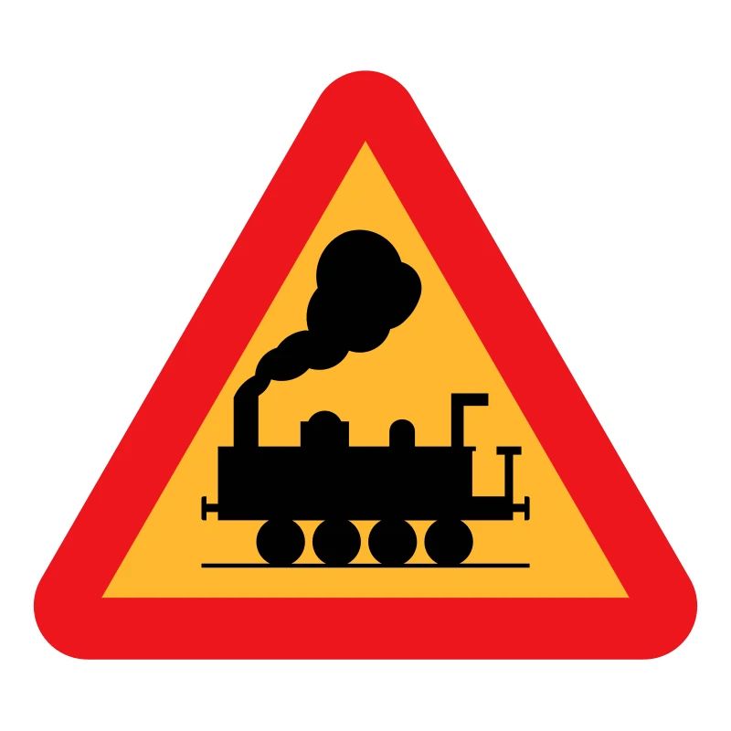 Train Warning Sign
