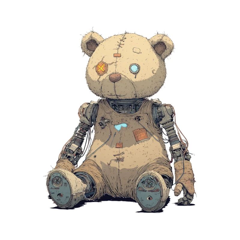 Ours en peluche réparé dans Rusty Robot