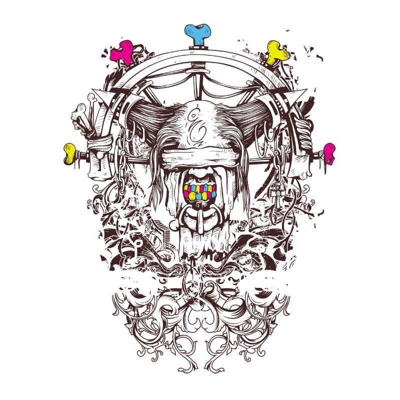 Abstract art - mythical creature