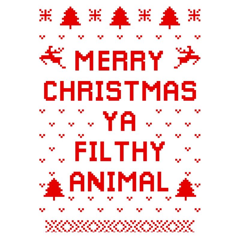 Humorvoller Weihnachts-Tierpullover