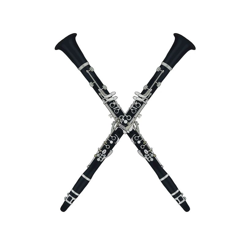 Clarinets Forming an X