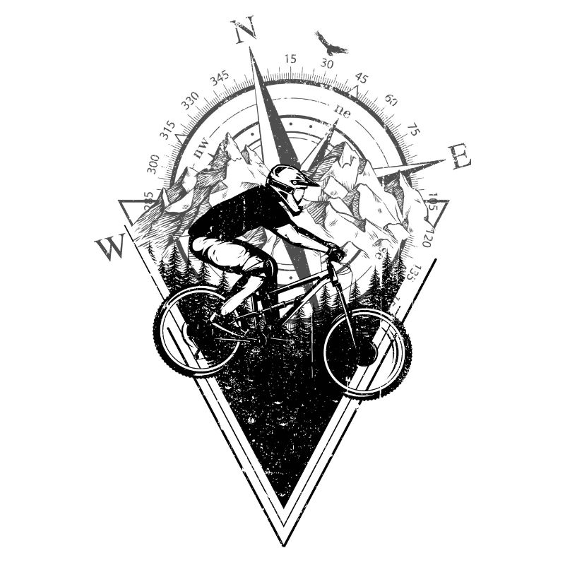 Climber and Compass Peak