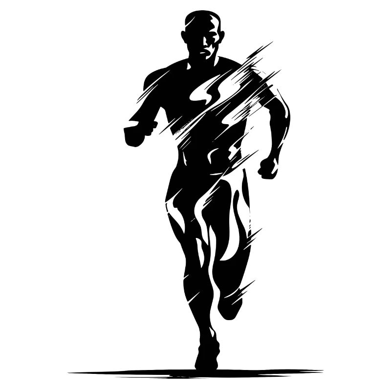 Jogger Drawing