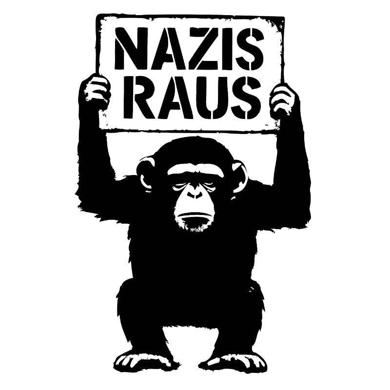 Grim monkey est contre le racisme