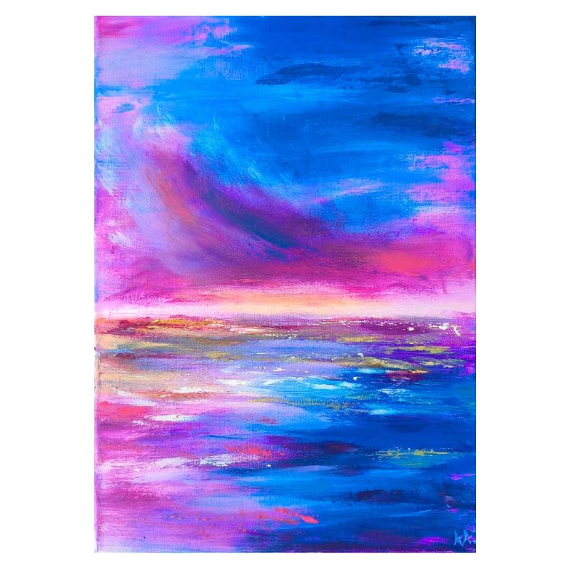 Lebendiger Himmel Horizont Abstrakte Kunst