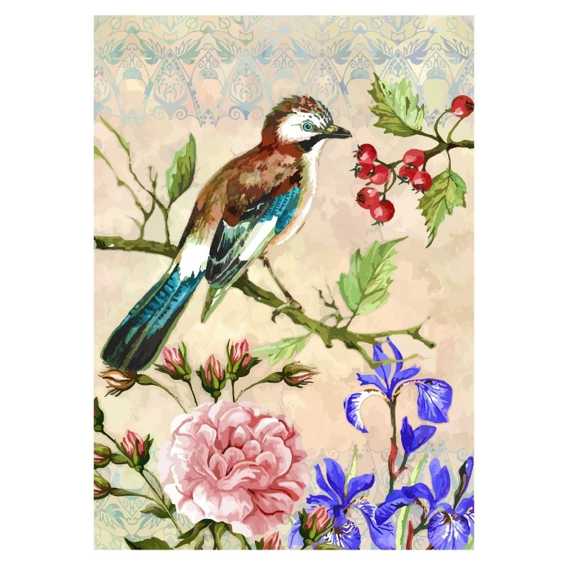 Bunter Vogel