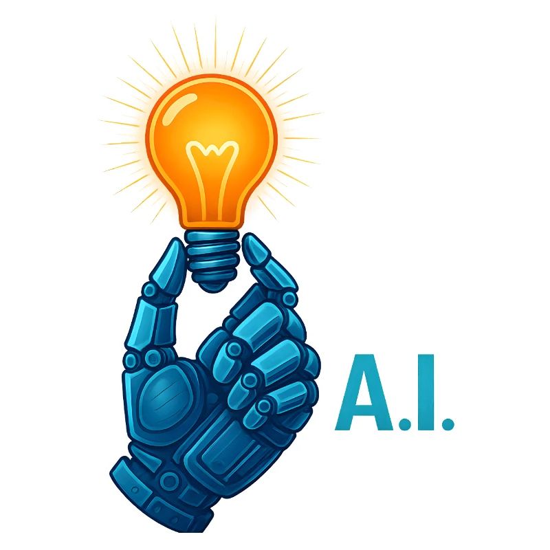 ai Tech Statement mit coolem Vibe funny