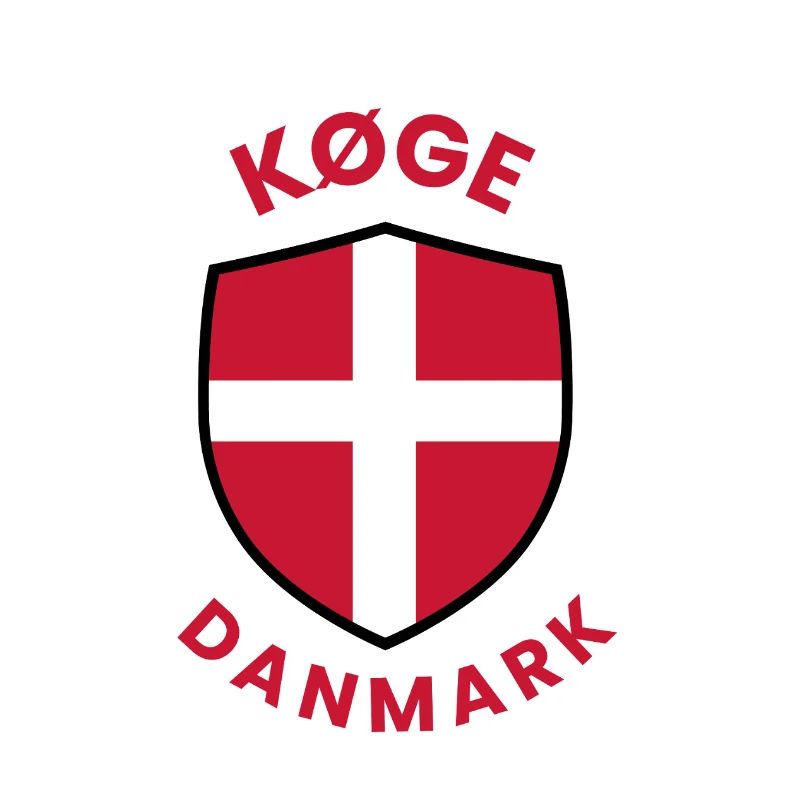 Écu du drapeau du Danemark de Køge
