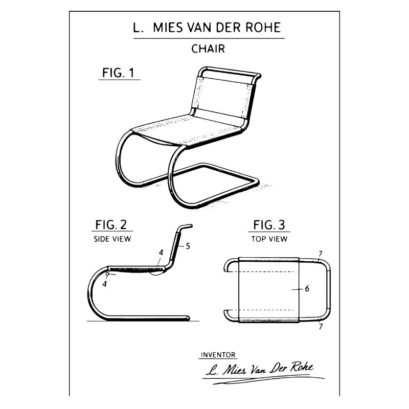 Modernes Stuhldesign