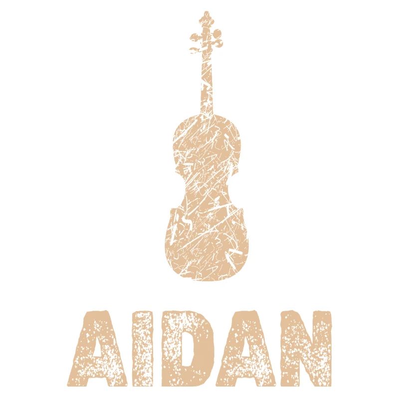 Aidan as a violin