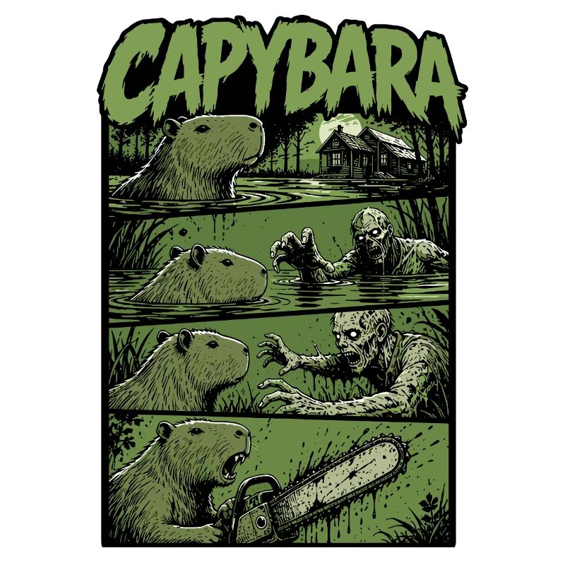 Zombie Sumpf Capybara