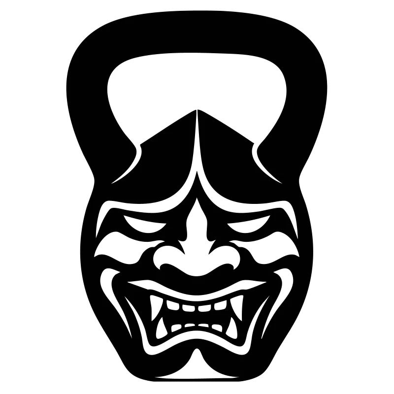 Gym Kettlebell Samurai Mask