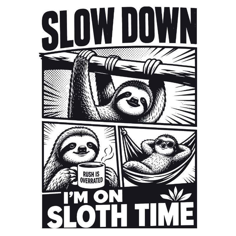 Slow Down Im On Sloth Time