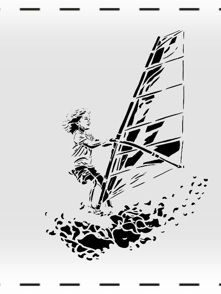 Windsurfer-Kind